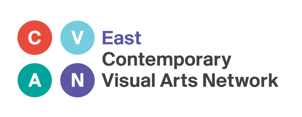 C.V.A.N. East logo, East Contemporary Visual Arts Network