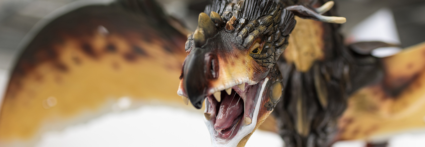 Model of dragon