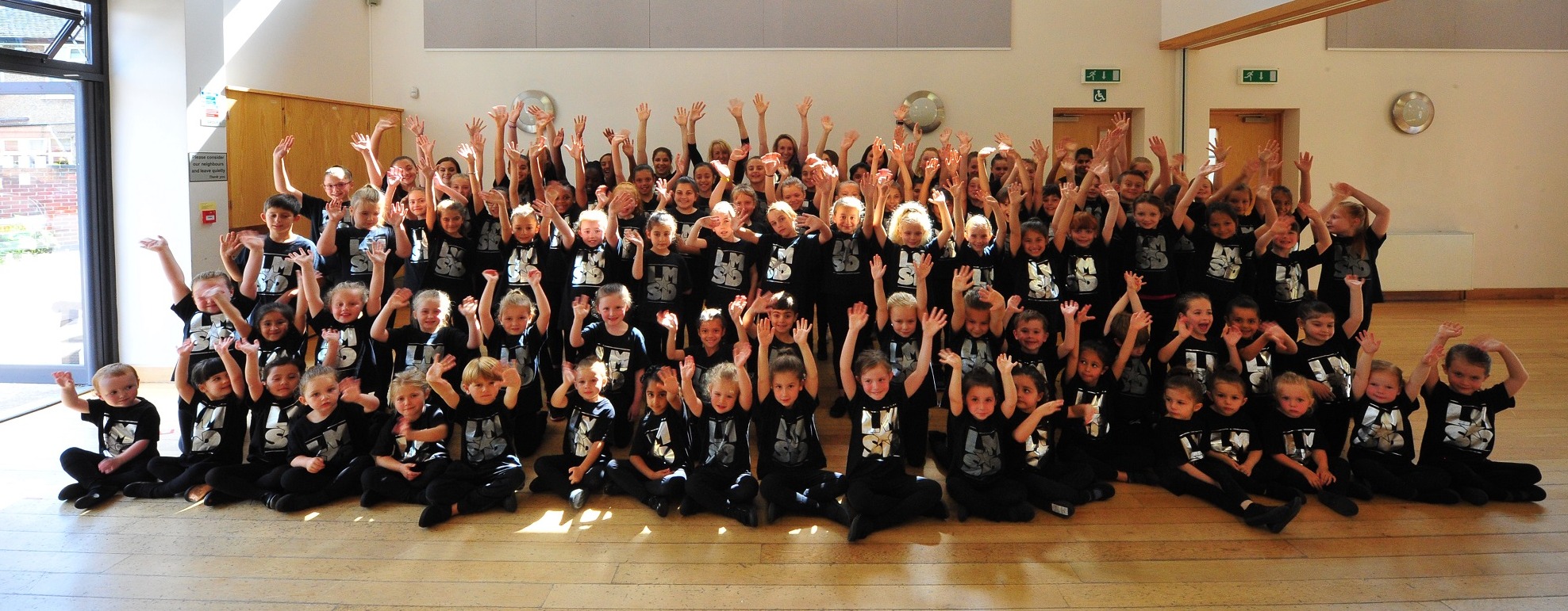 Lizzie Meeks School of Dance, crowd of children