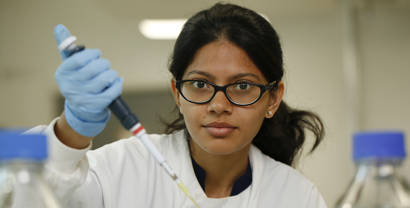 Female scientist