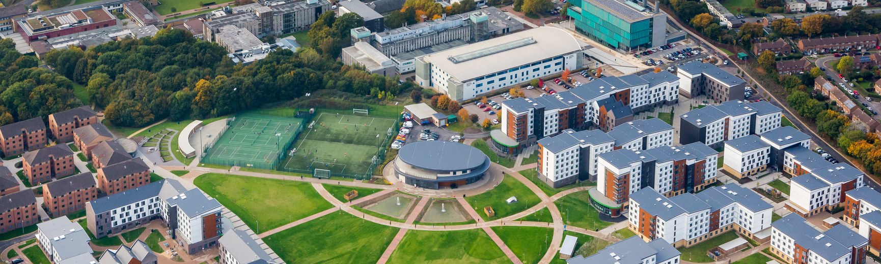 College Lane aerial