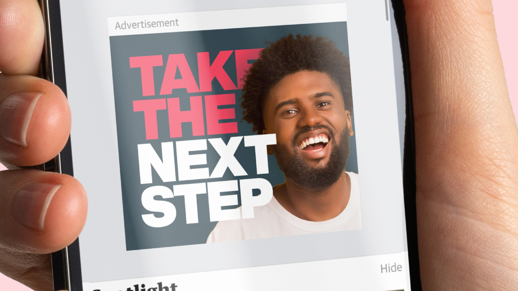 example of correct digital ad styling