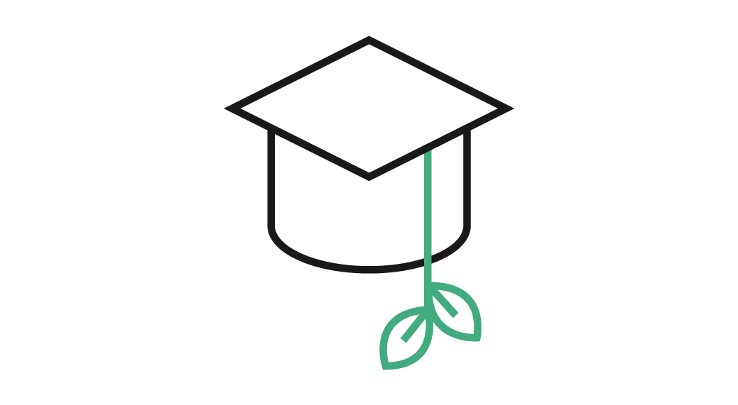 Sustainable courses icon