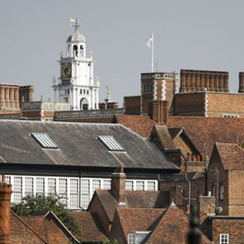 picture of a town skyline