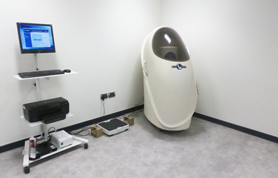 Bod pod set up - sports facility