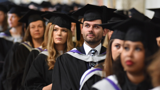 Graduates looking inspired 