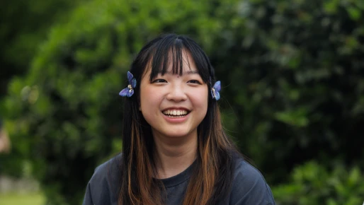 Student smiling 
