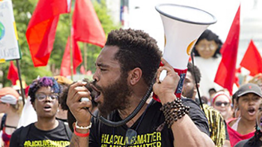 Black lives matter rally