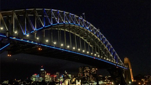 Bridge at night