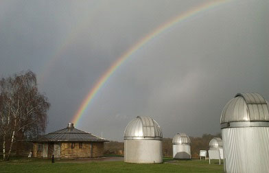 rainbow over bayfordbury