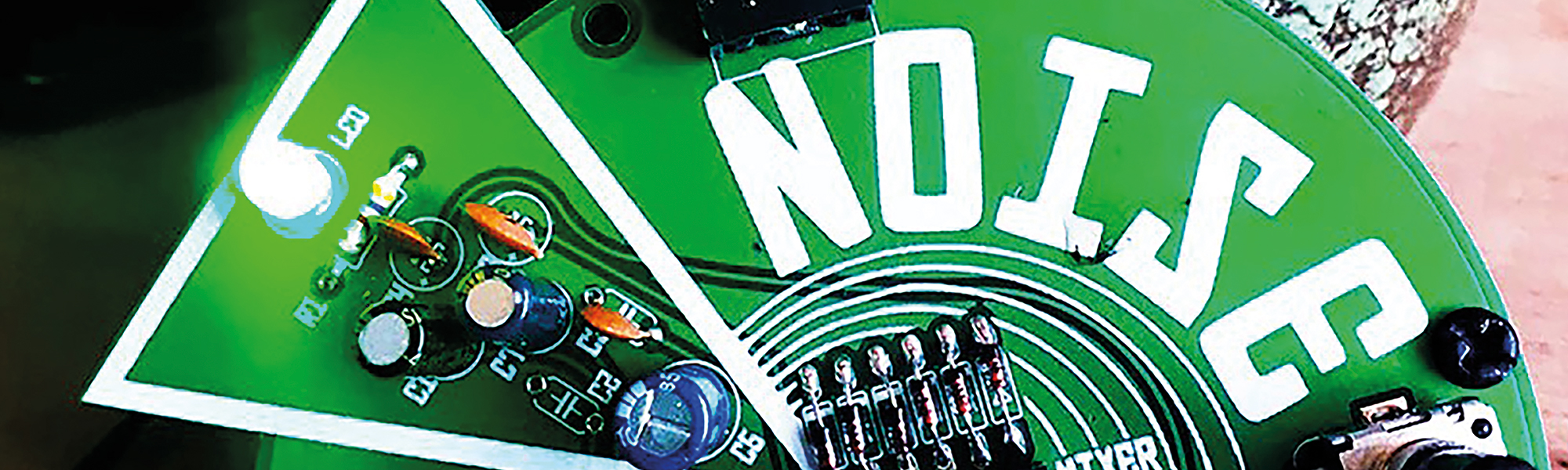 Noise Machine's sound circuit that translates light to sound