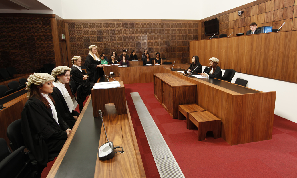 Mock court room image