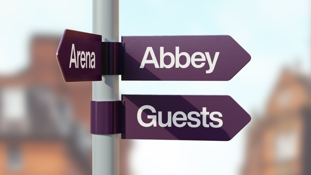 example of graduation signage style