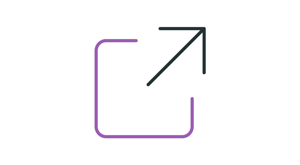 Icon representing a launch