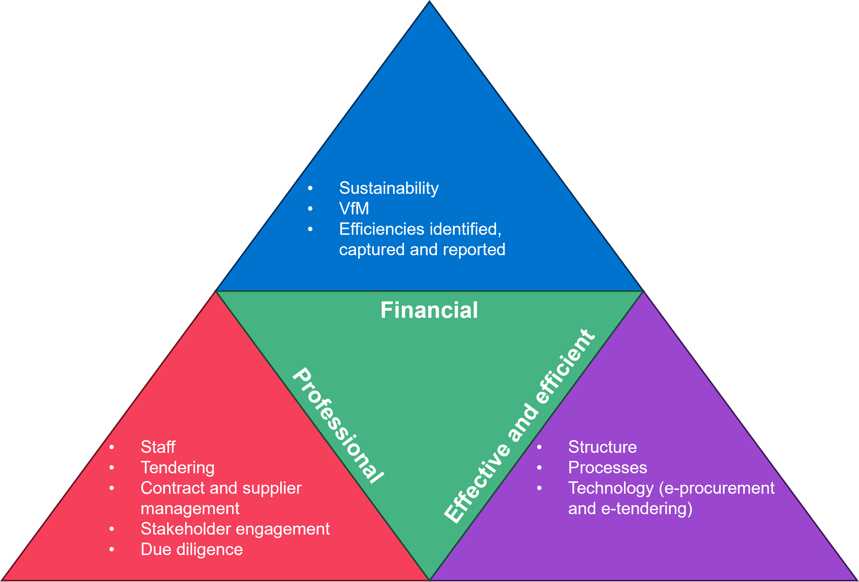 Diagram showing our Procurement Strategy