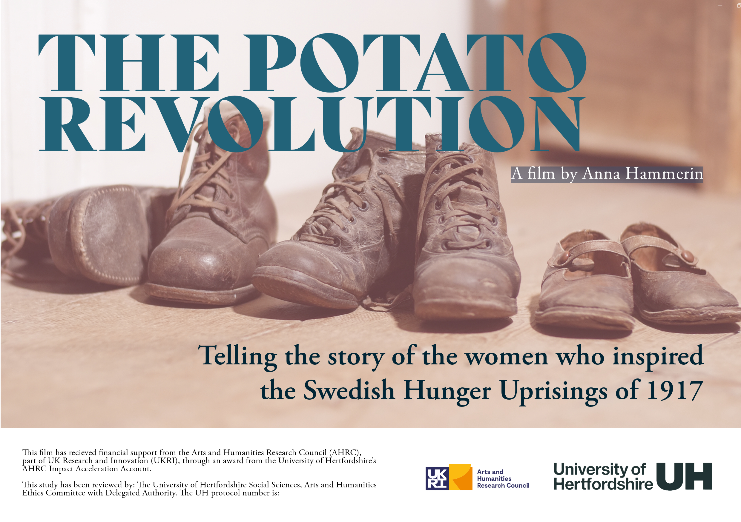 Flyer advertising The Potato Revolution.