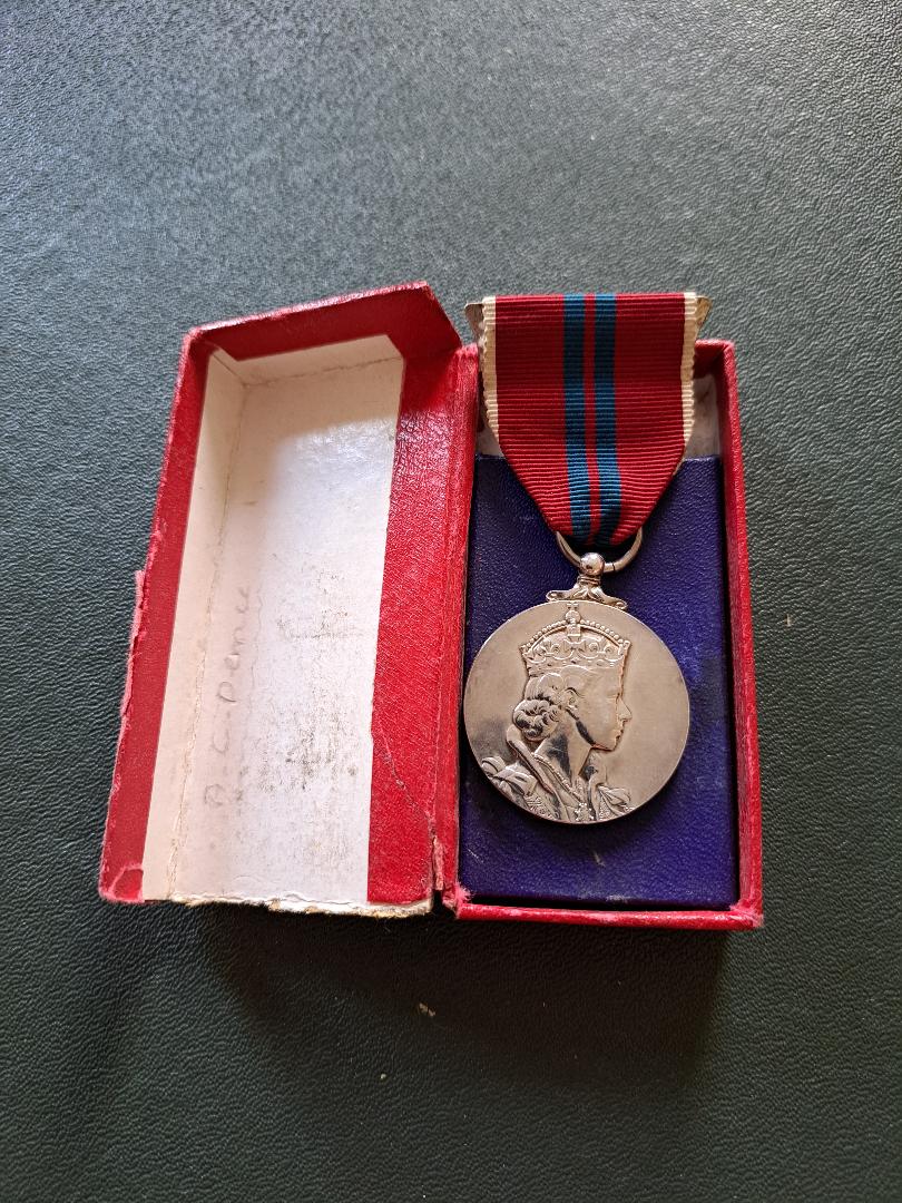 Small medal from Queen Elizabeth's Coronation