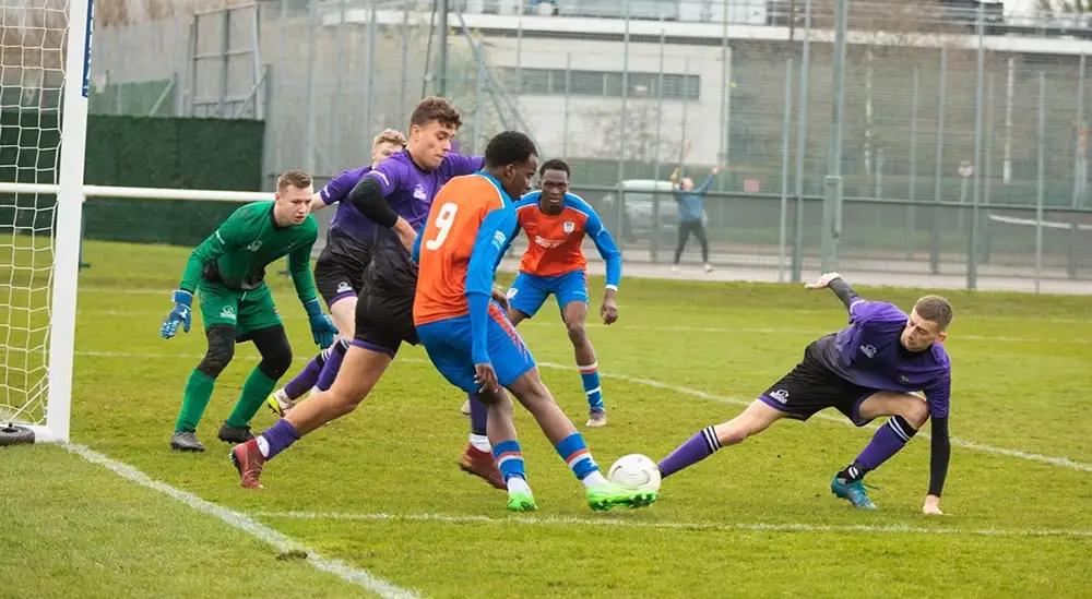 person playing football 