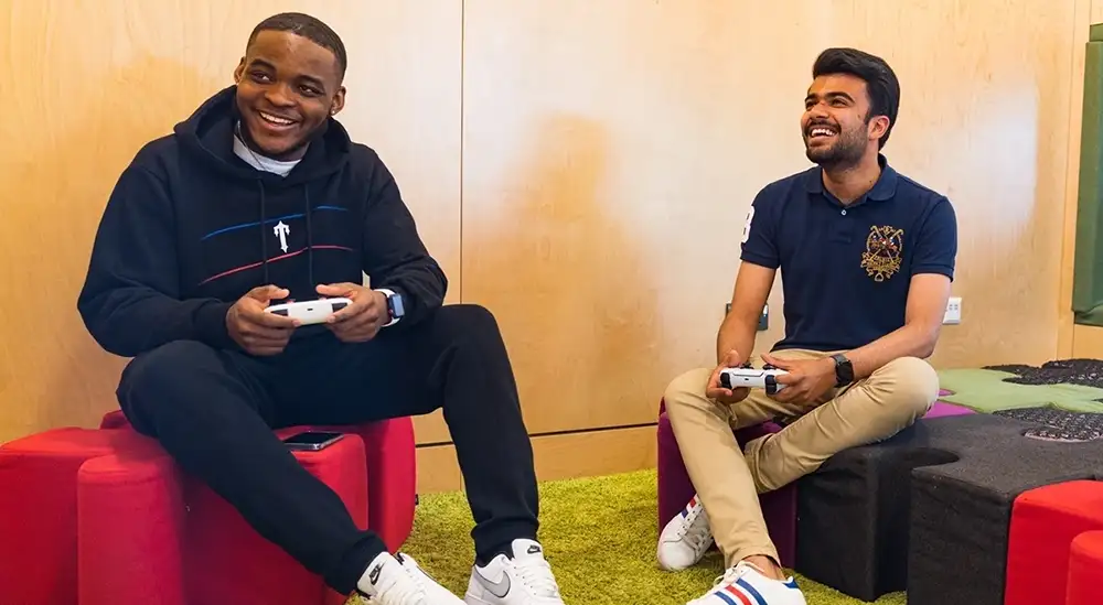 people play game console 