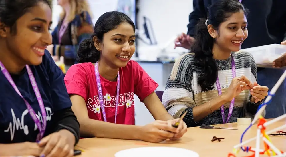 Students group working 