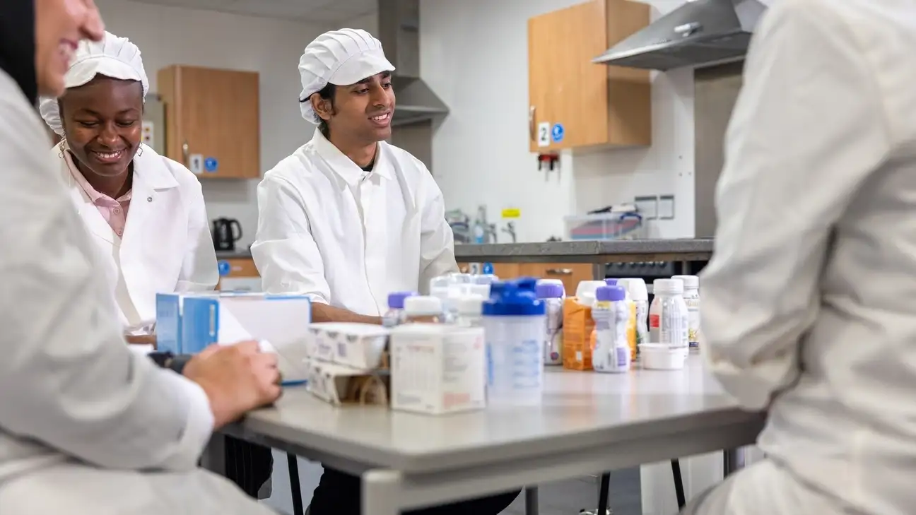 Students in lab