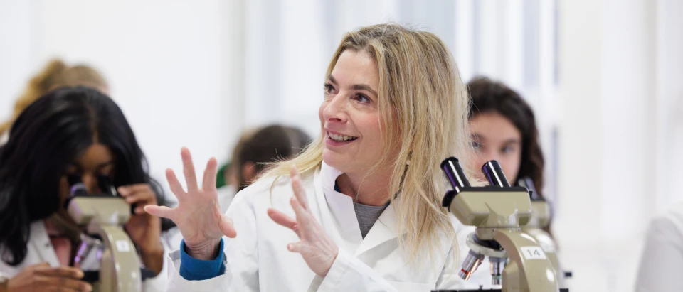 Student in Lab 