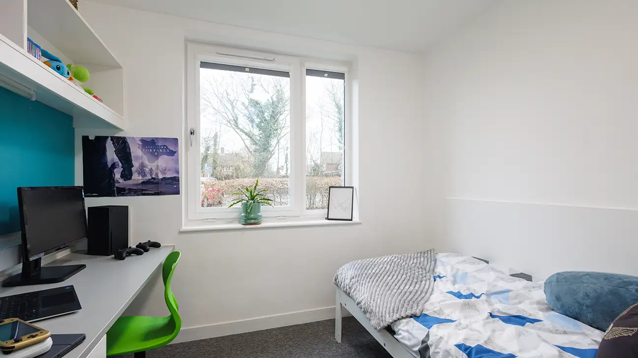 bed and desk