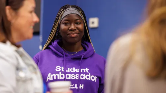 Student ambassador smiling
