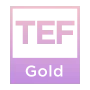 TEF gold icon logo