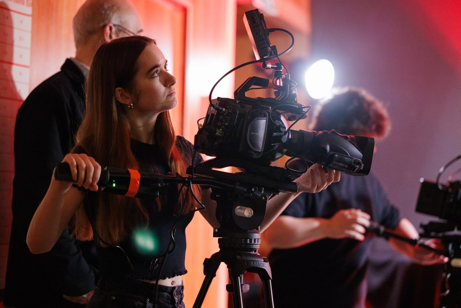 Person using camera