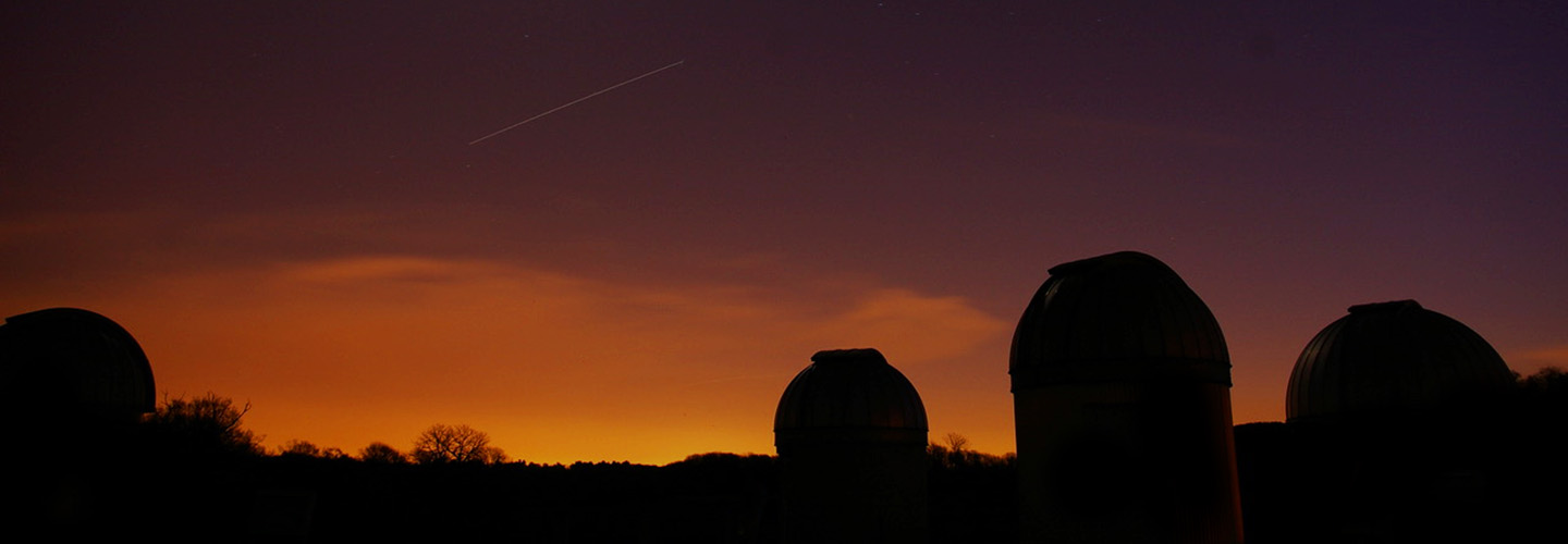 Bayfordbury at night