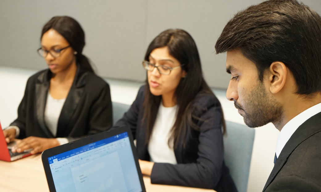 Lawyers in meeting