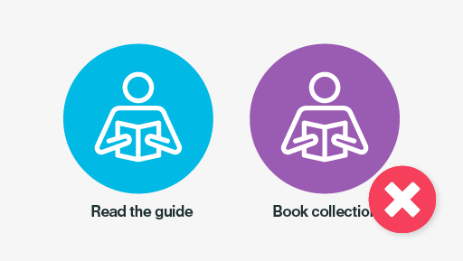 example of incorrect icon styling