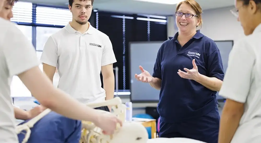 Physiotherapy students 