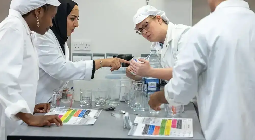 Students in lab