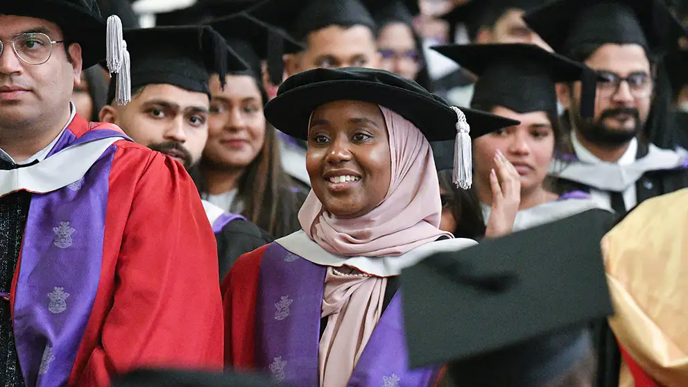 Students at Graduation 