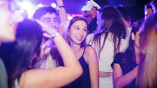 People dancing in The Forum nightclub