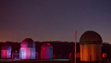 beautifully lit domes