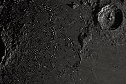 Ejecta from Copernicus crater