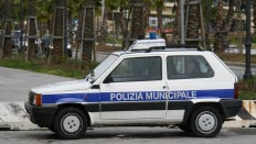 Polizia - A police car