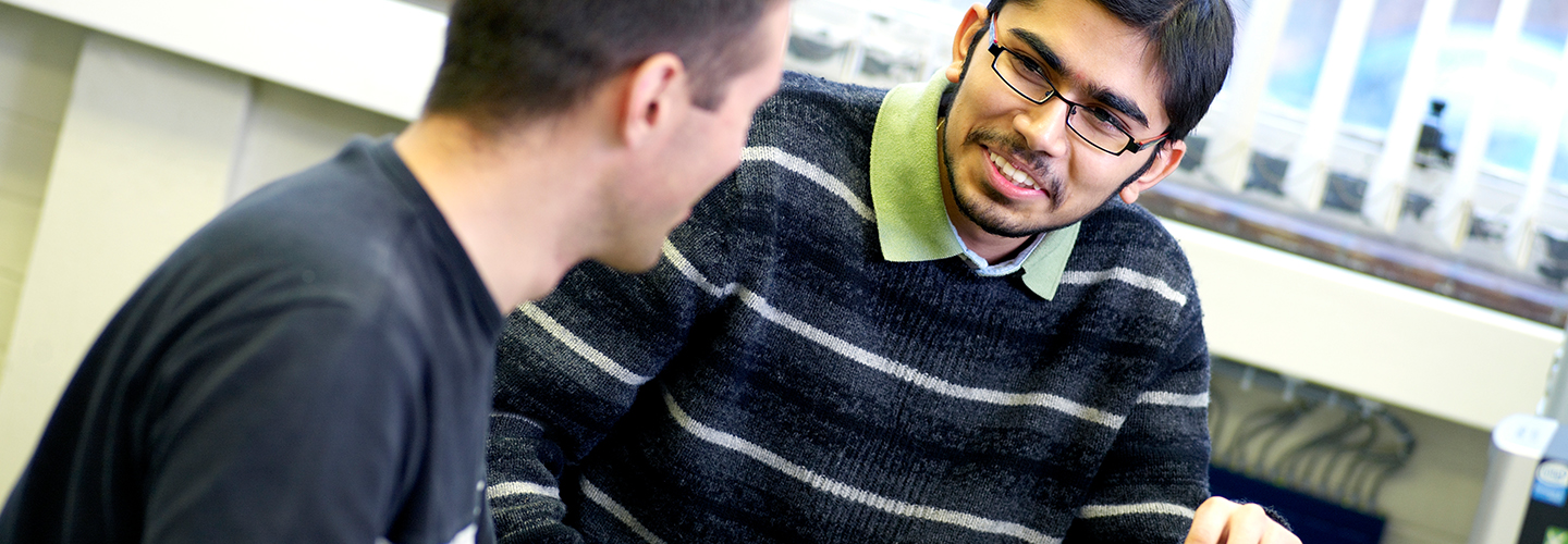 Two male students