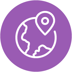 World map icon