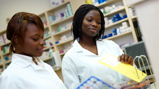 students review medication