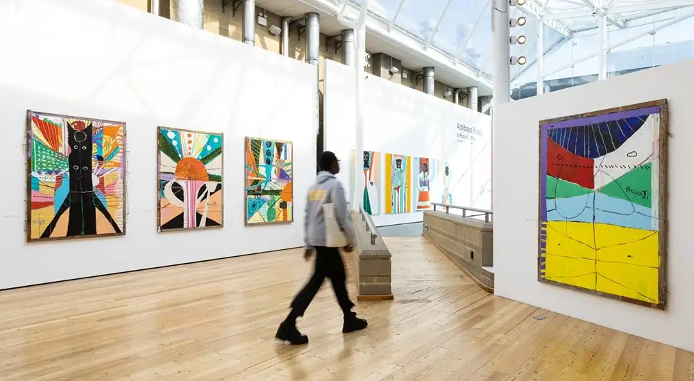 Adébayo Bolaji's In Pursuit of Flow exhibition, 2021. Photography Rob Harris (5)