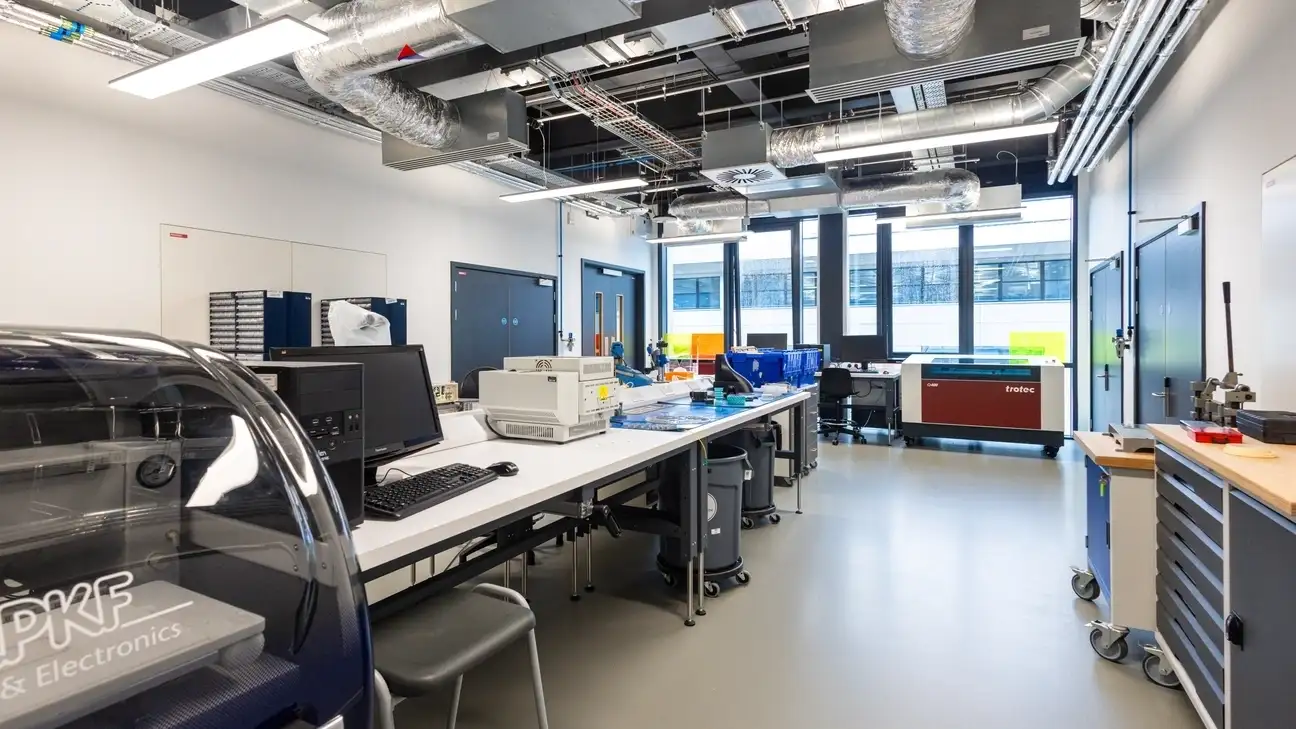 A room full of equipment