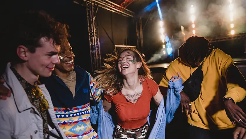 People dancing in The Forum nightclub