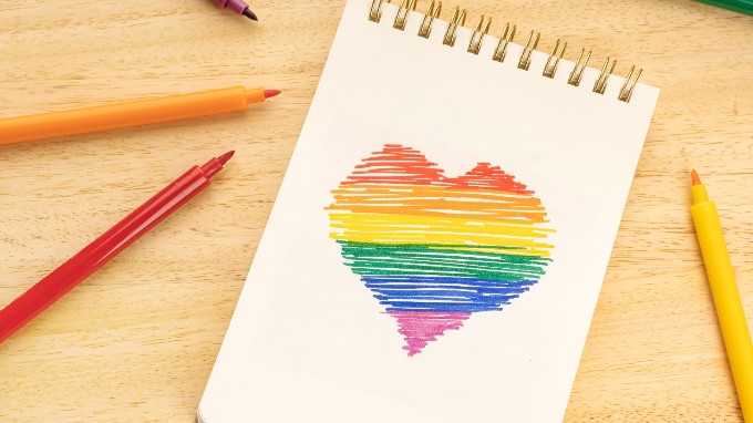 A LGBTQ+ heart