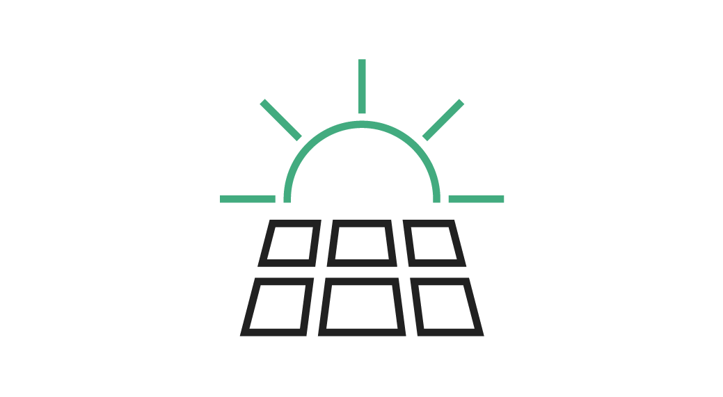 Green energy icon
