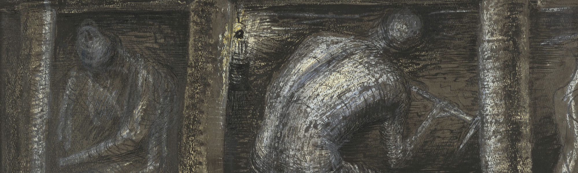 Henry Moore's drawing of coalminers