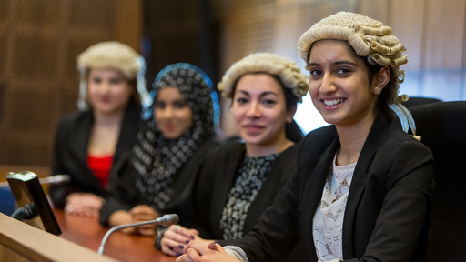 Student barristers in Herts Mock course